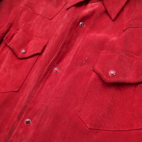Suede Leather Western Shirt