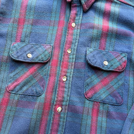 80s McGREGOR Cotton Heavy Flannel Shirt