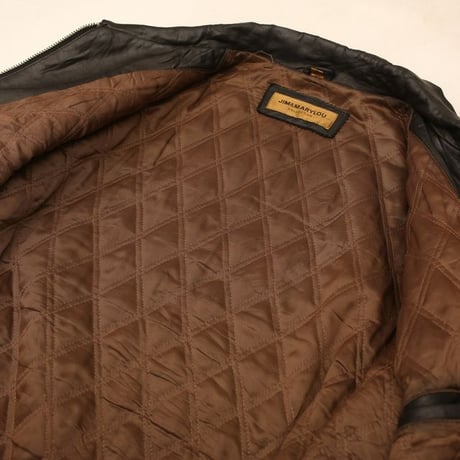 Black Leather Jacket Loose Silhouette