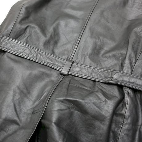 Black Leather Coat