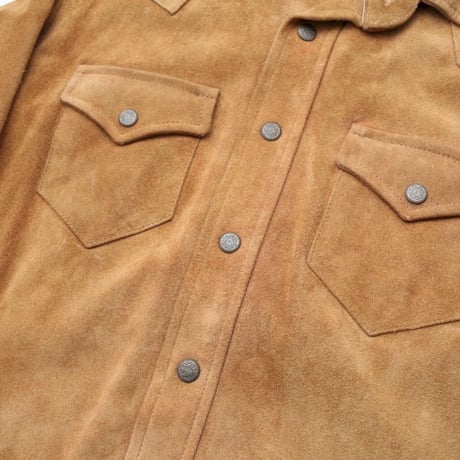 Suede Leather Western Shirt