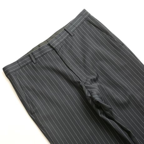 Stripe Pants Slim Straight