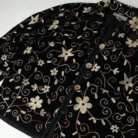 Velvet Embroidery Jacket