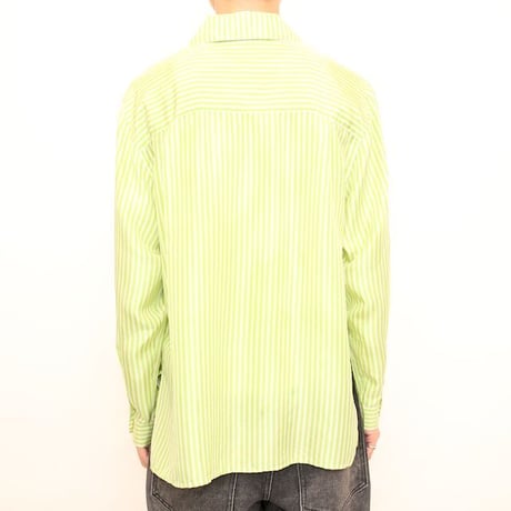 Striped Silk L/S Shirt