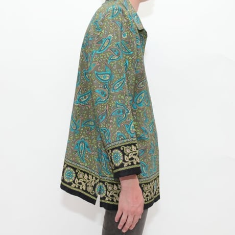 SAG HARBOR Paisley Pattern Shirt