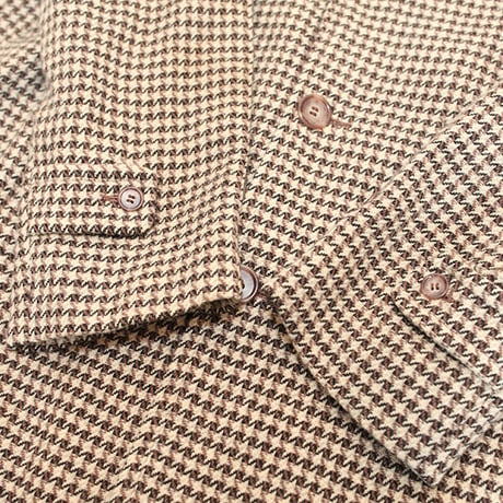 Hound tooth Wool Coat