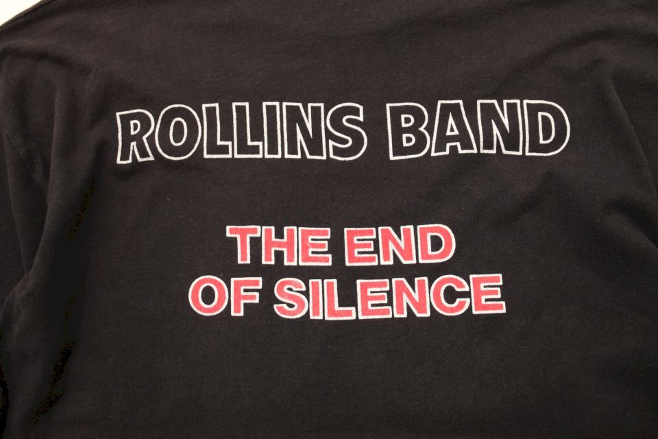 ROLLINS BAND　THE END OF SILENCE Tシャツ　黒　L ROLLINS BAND THE END OF SILENCE Tシャツ 黒 L Rollins Band
