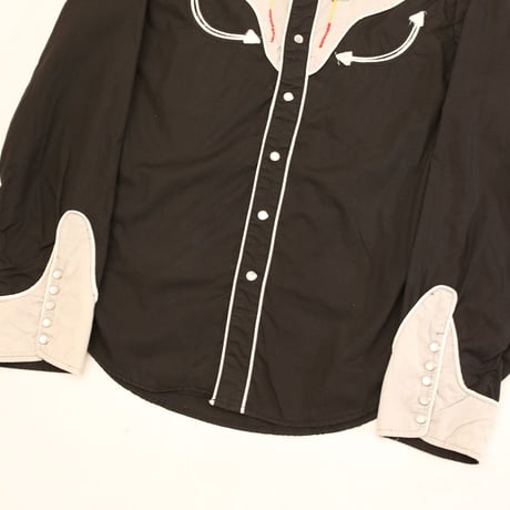 Black Western L/S Shirt