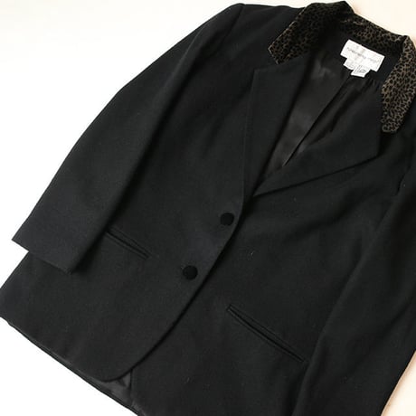 Fabric Switched Tailored Jacket