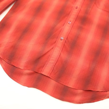 Polynosic Rayon Ombre Check L/S Shirt