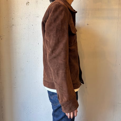 70s Suede Trucker Jacket