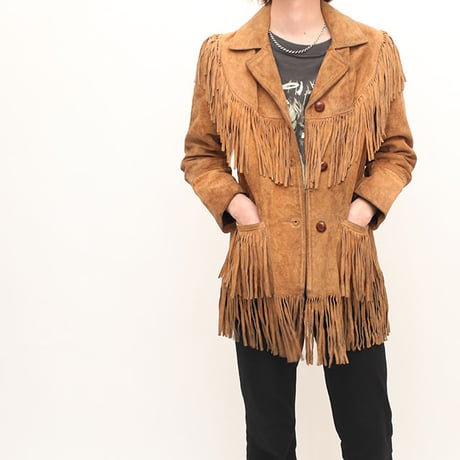 Fringe Suede Jacket