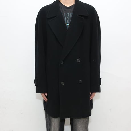 Cashmere Wool Double Breasted Coat