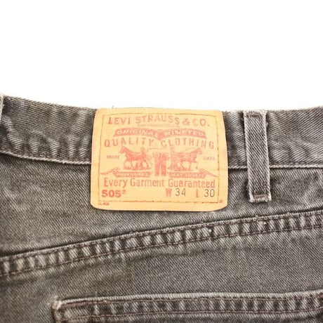 Levi's 505 Black Denim Pants