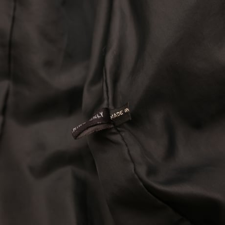 Vintage Single Leather Jacket Black