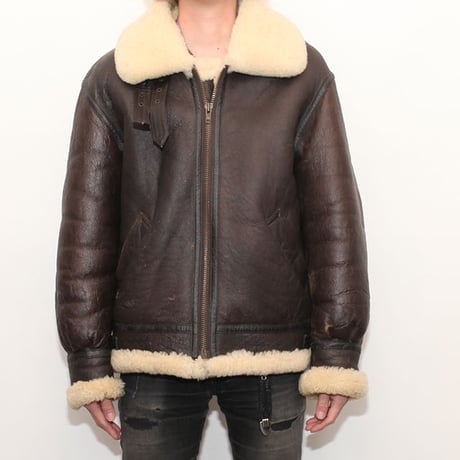 B-3 Mouton Leather Jacket