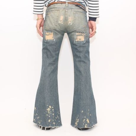 Vintage Bell Bottom Denim Pants
