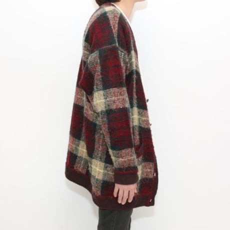 Vintage Acryl Knit Cardigan