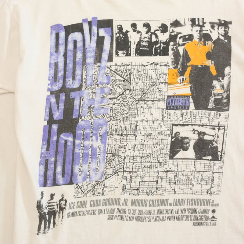 90's 91年製　BOYZ N THE HOOD ビンテージ　Tシャツ 90's 91年製 BOYZ N THE HOOD ビンテージ Tシャツ