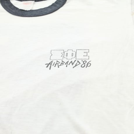 Vintage ΣΦΕ Air Band Ringer T-Shirt
