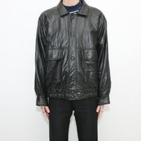 Black Lamb Leather Jacket MADE IN ITALY