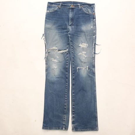 Wrangler 947STR Damaged Denim Pants