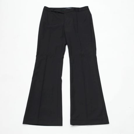 Black Flared Slacks Pants