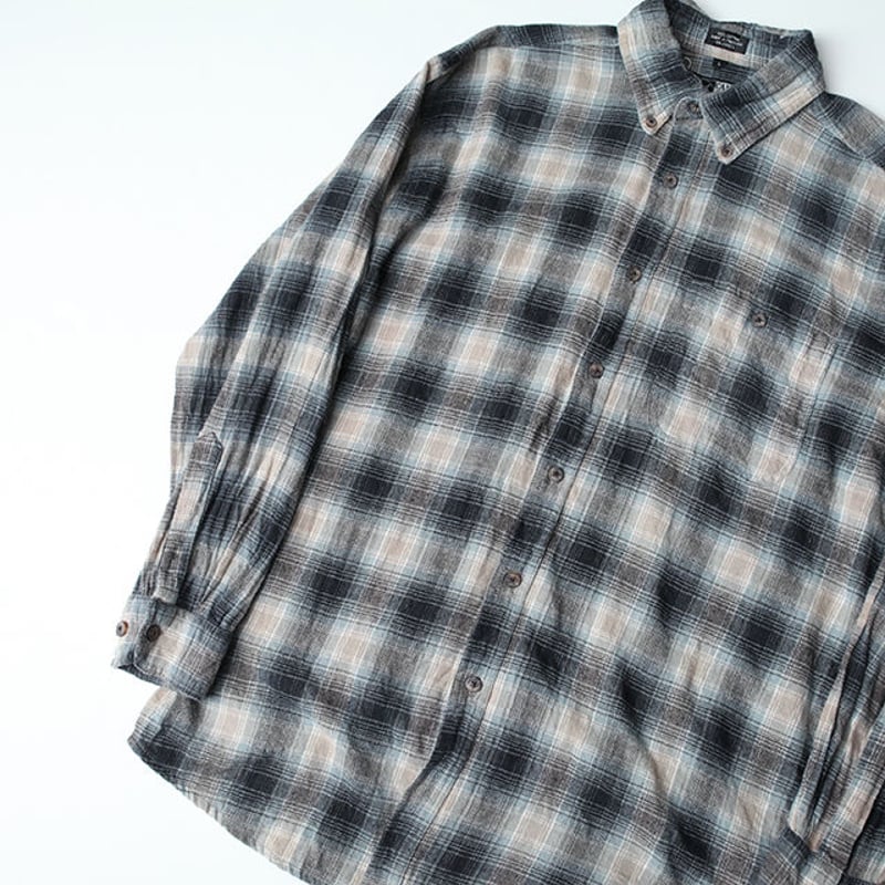 オンブレチェック ネルシャツ | Strato