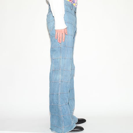Patchwork Denim Pants