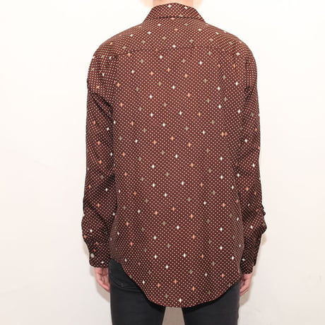 Arrow Mix Dot Pattern Shirt