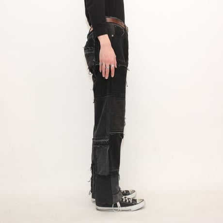 Levi's Patchwork Remake Black Denim Pants