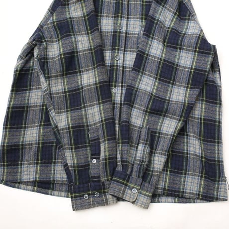 80s WOODLAND Shadow Check Wool Shirt