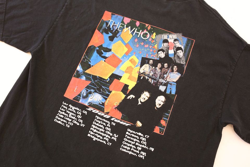 The WHO 2006年USツアービンテージロックTシャツ