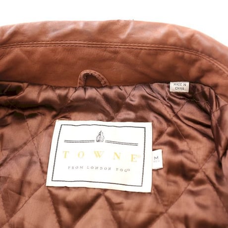 A-2 Type Brown Leather Jacket Loose Silhouette