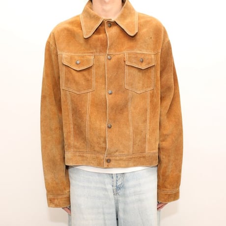 70s Levi's 3rd Type Suede Jacket "Big-E"