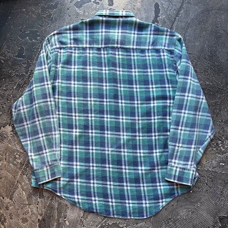 Euro Vintage Plaid Print Flannel Shirt