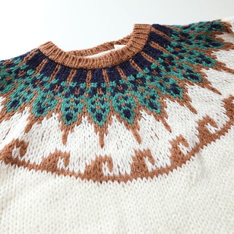 ノルディック ハンドニットセーター Nordic Hand Knit Sweater