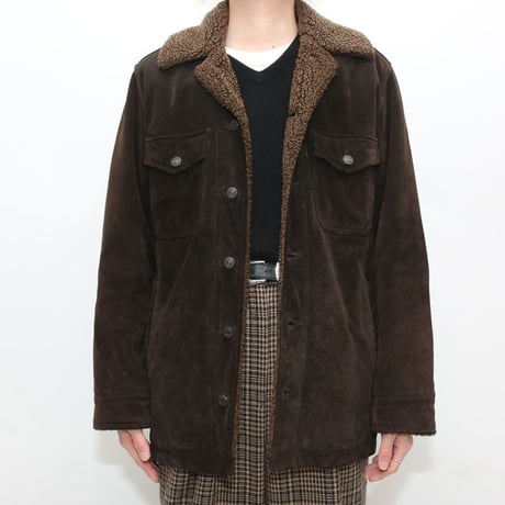 Old Gap Suede Boa Jacket