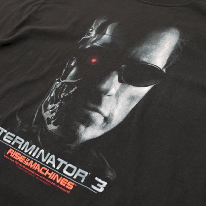 ターミネーター3 tシャツ TERMINATOR3 ターミネーター3 Tシャツ ブラック - メルカリ