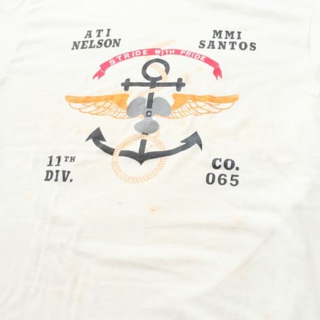 Vintage Anchor Ringer  T-Shirt