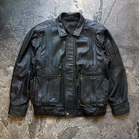 Flight Leather Jacket Black