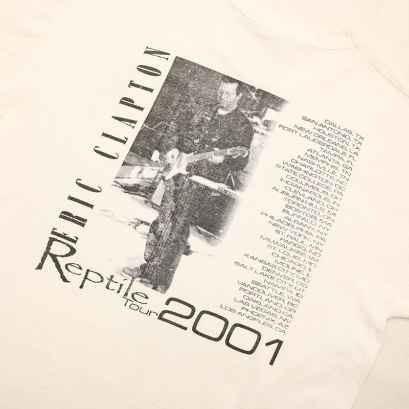 2001 JAPAN TOUR エリッククラプトン REPTILE 半袖 シャツ 2001 JAPAN TOUR エリッククラプトン REPTILE 半袖 シャツ Eric