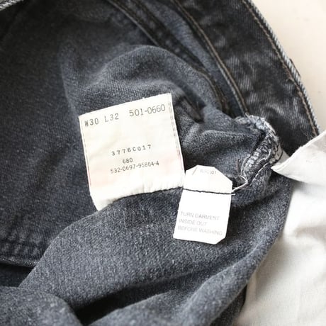 90s Levi's 501 Black Denim Pants MADE IN USA