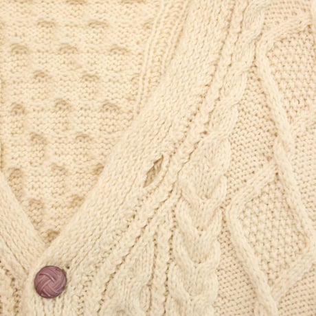 Vintage Cable Knit Cardigan