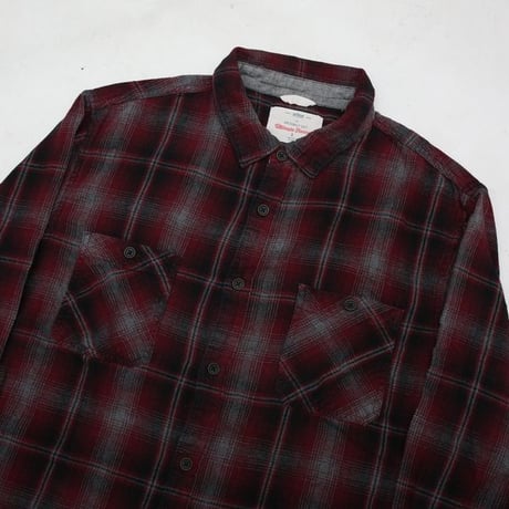 Ombre Check Flannel Shirt