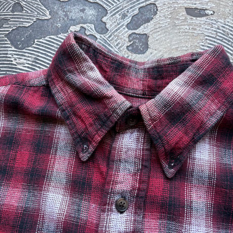 St. John's Bay Ombre Plaid Cotton Flannel Shirt