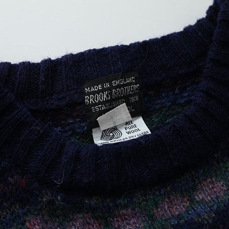 ブルックスブラザーズ ウールセーター イングランド製 Brooks Brothers