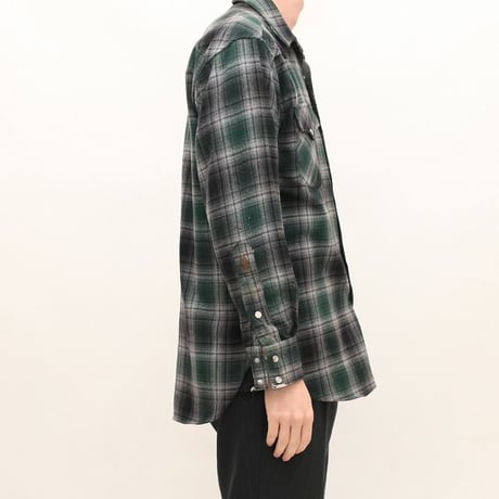 Ombre Checker Wool Shirt