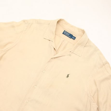 Polo by Ralph Lauren Linen Silk Open Collar S/S Shirt
