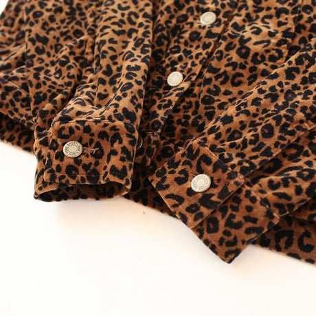 Leopard Trucker Jacket